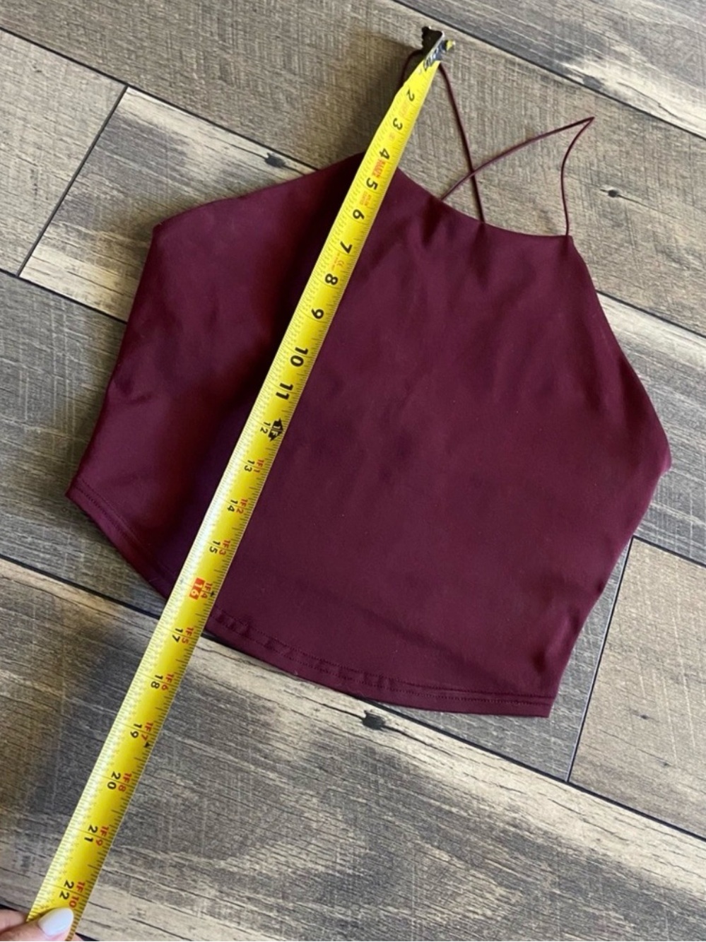 Alo Yoga Precision Bra Tank - Black Cherry - Picture 7 of 8